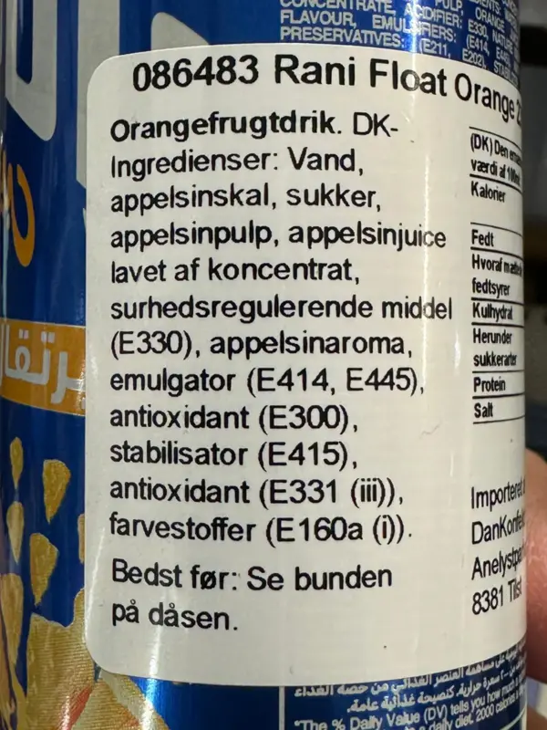 Rani Float Orange dryck, 235ml