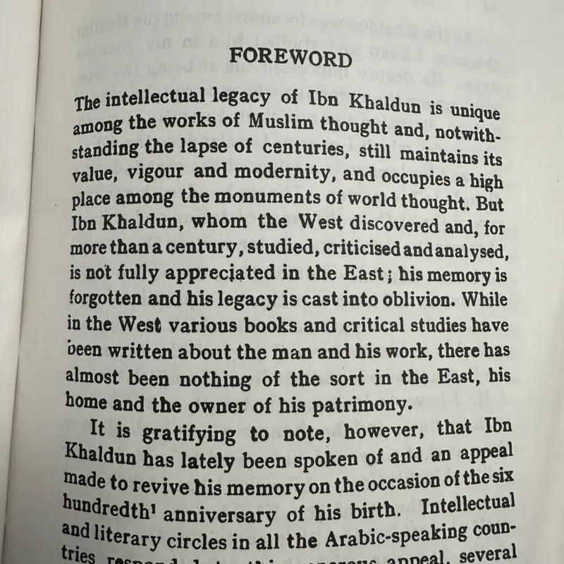 Ibn Khaldun, His Life and works