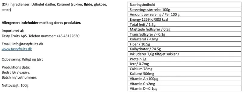 Sukkary daddel med karamel