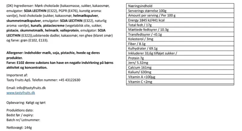 Ajwa Chokolade Dadler - Dubai Edition -