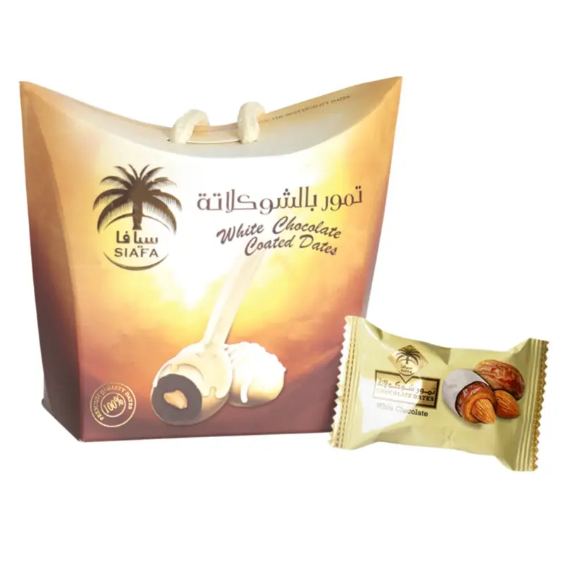 Hvid chokolade dadler