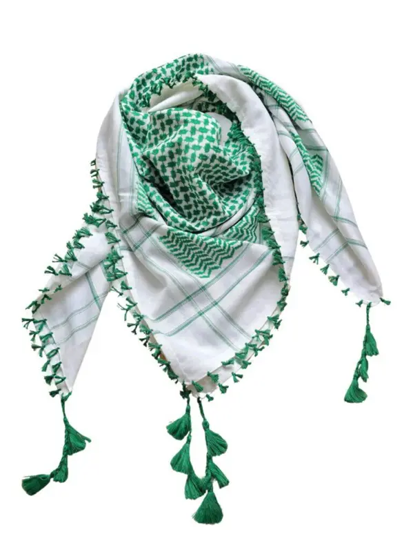 Hvid og Lysegrøn, ekstra blød og kraftig Keffiyeh