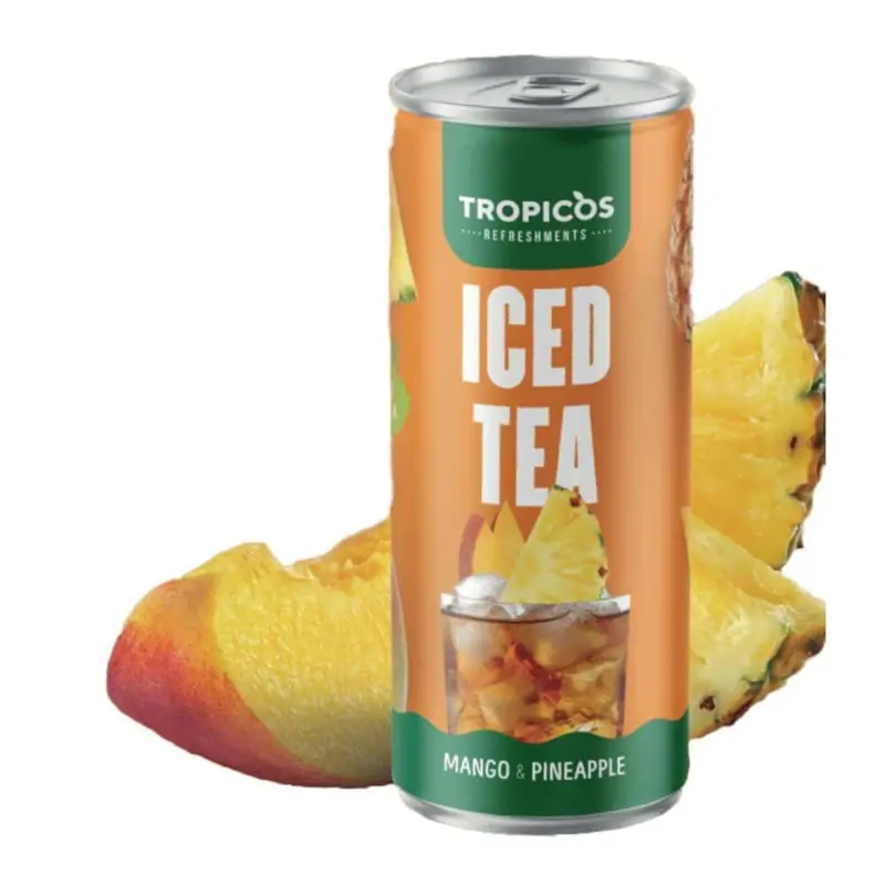 Tropicos icetea mango & ananas 330ml