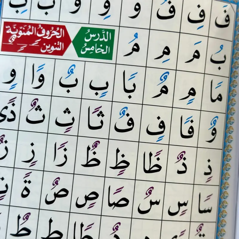 Noorani Qaida, A5 storlek