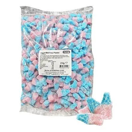 Mini Fizzy Flasker, Veggie, 2kg