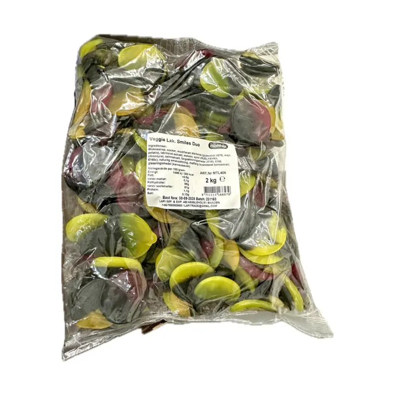 Smiles Duo, Veggie, Lakritz, 2kg