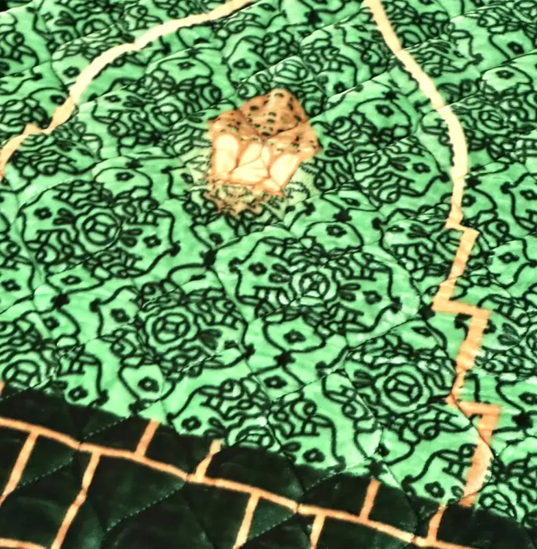 Super soft bedetæppe, Grøn