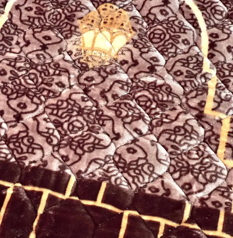 Super soft bedetæppe, Brun