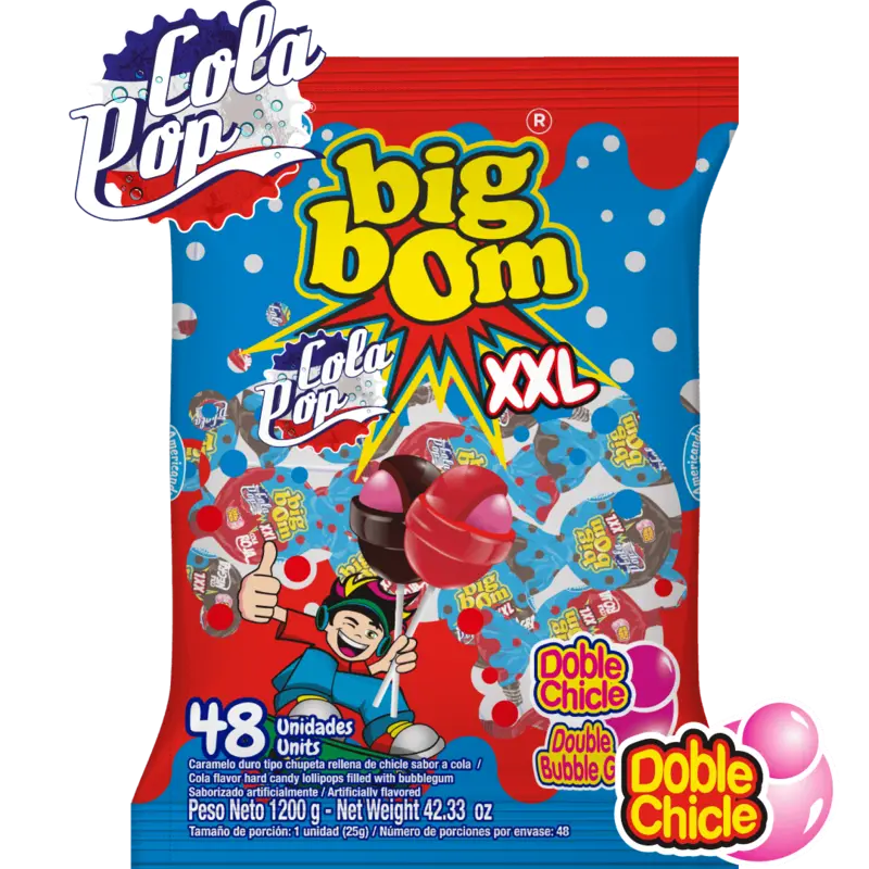 Big Bom XXL Cola Pop 1200 gr