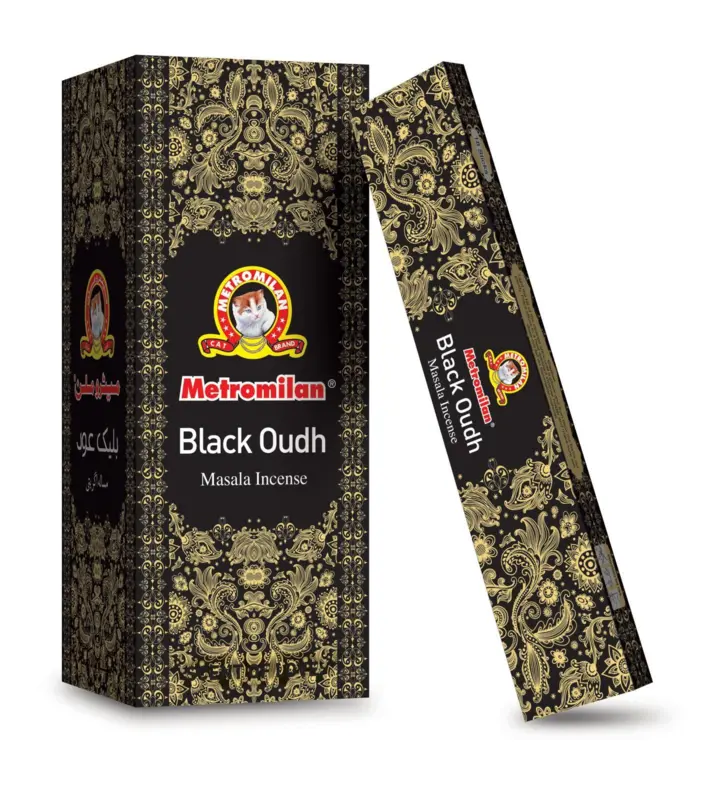 Black Oudh Røgelsespinde, Masala, 18 pinde
