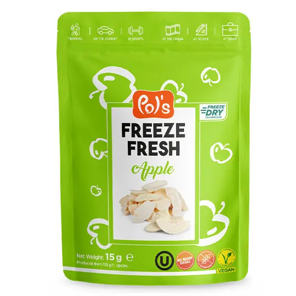 Frystørret Æble Pol's 15g (Vegan)