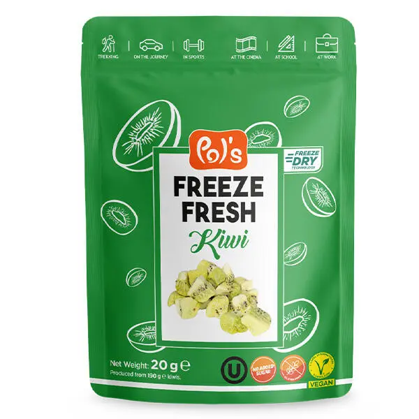 Frystørret Kiwi Pol's 20g (Vegan)
