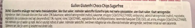 Glutenfri Chokoladekiks Gullon 130g (Vegan)