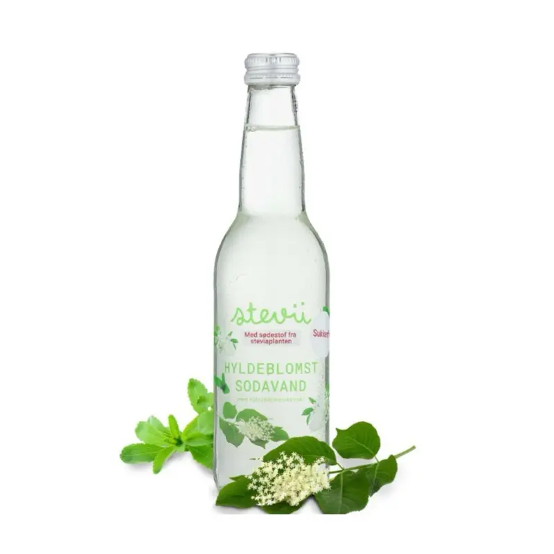 Stevii sockerfri läsk, fläderblom, 330 ml