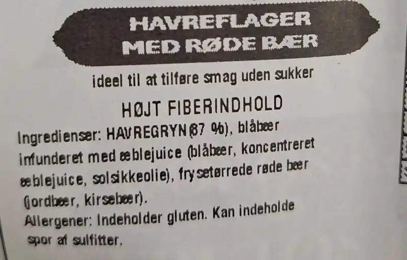 Havreflager Med Bær Alea 500g