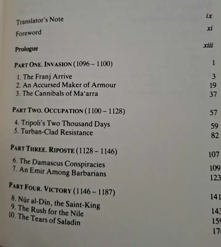 The Crusades Through Arab Eyes