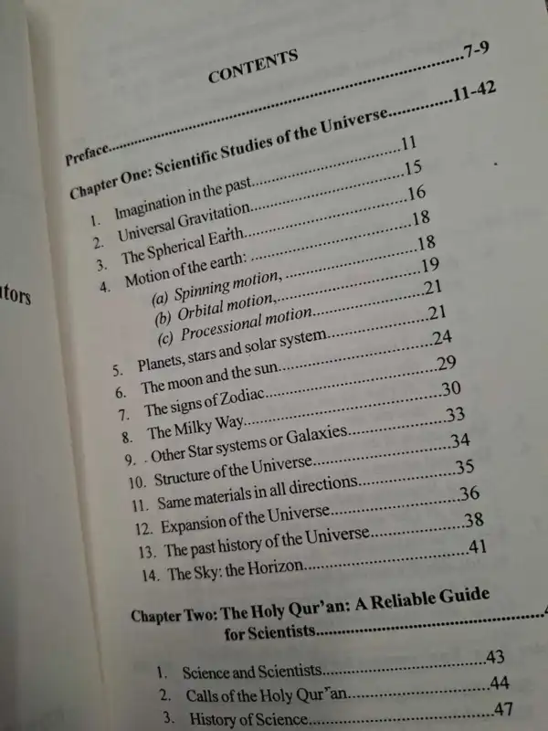 Universe And Man ( Scientific And Quranic Descriptions)