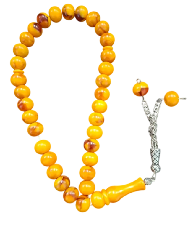 Tiger Design Plast Tasbeeh (33 Perler)