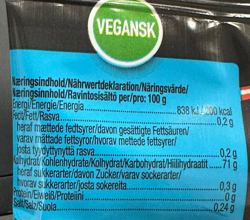 Nordthy Sukkerfri Salt Lakrids, blød, 75g