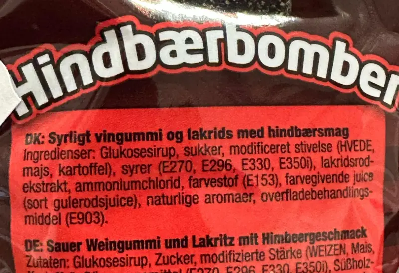 Nordthy Hindbærbomber, 170g