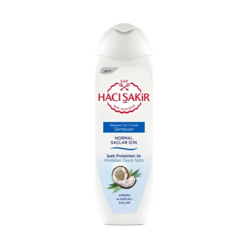 Haci Sakir Shampoo Kokos, 2 in1 Shampoo & Balsam 500ml