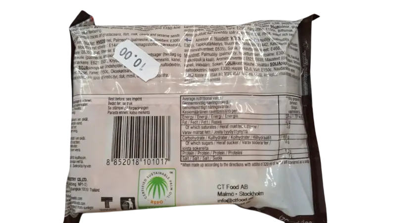 Yum Yum Instant nudler m.Okse