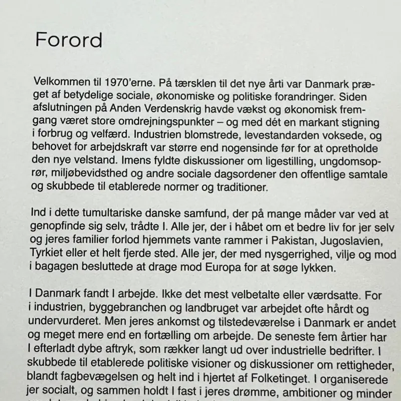 Gæstearbejderne. Fortællinger fra 70'erne