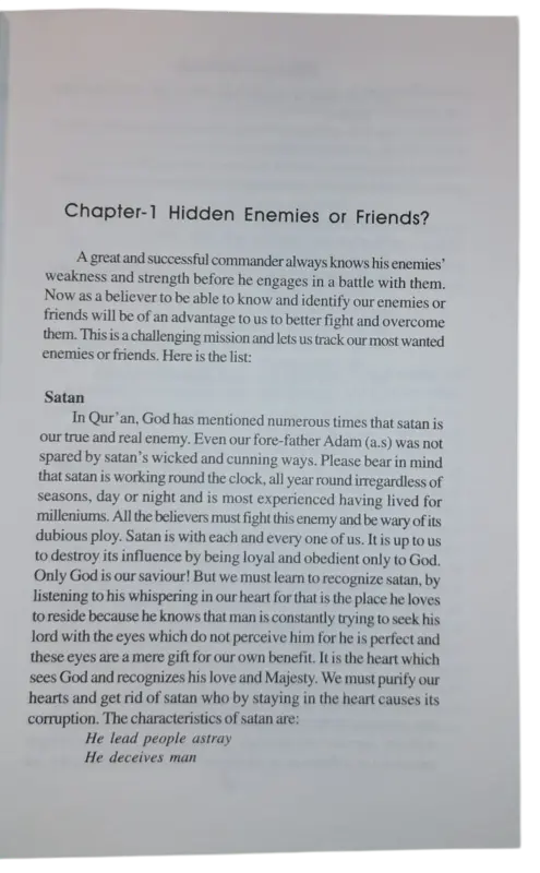 Misleading Ways of Satan