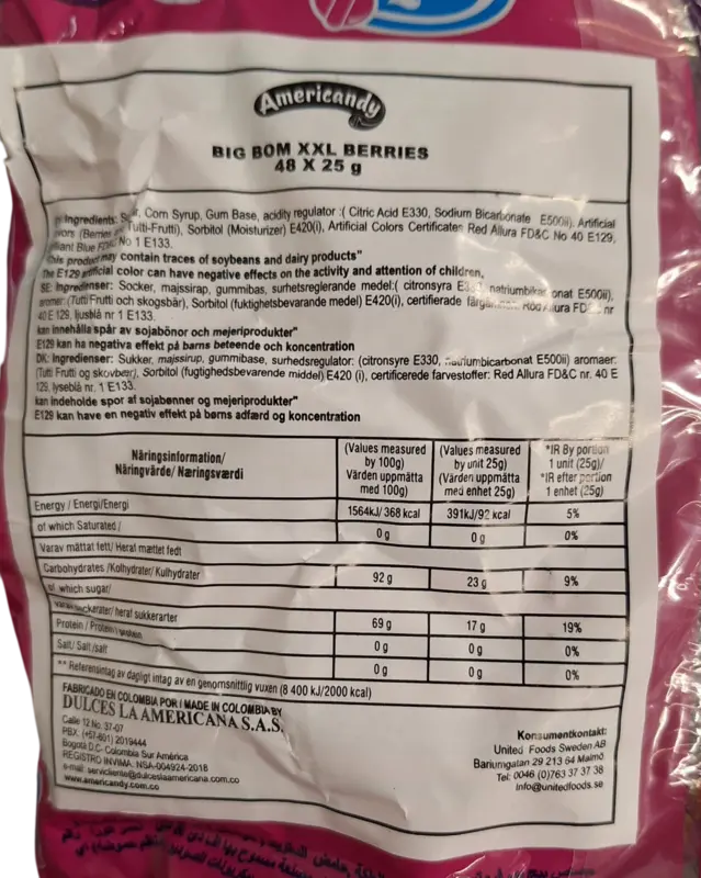 XXL Bigbom Berries (1200 gr)