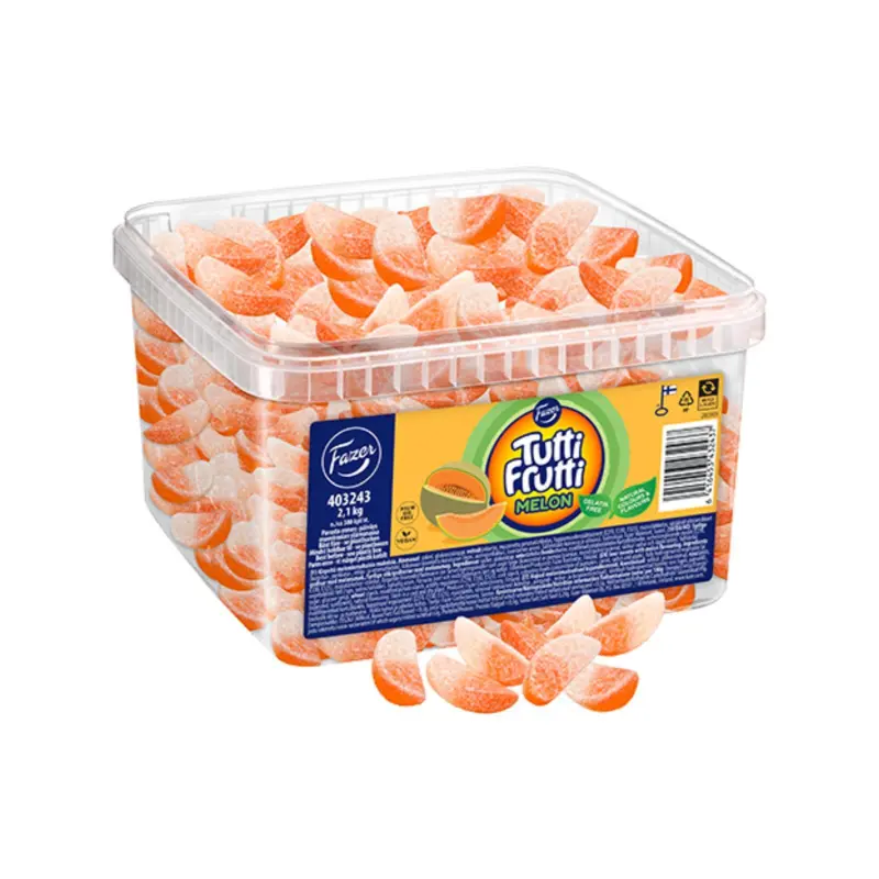 Tutti Frutti Melon, vegansk, 2,1kg