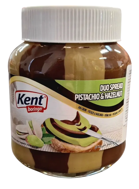 Duo Spread - Pistachie og Hassenød - Kent 350g