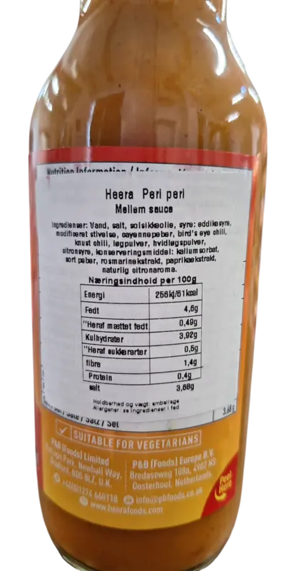 Peri-Peri Medium Sauce - HEERA 250 ml