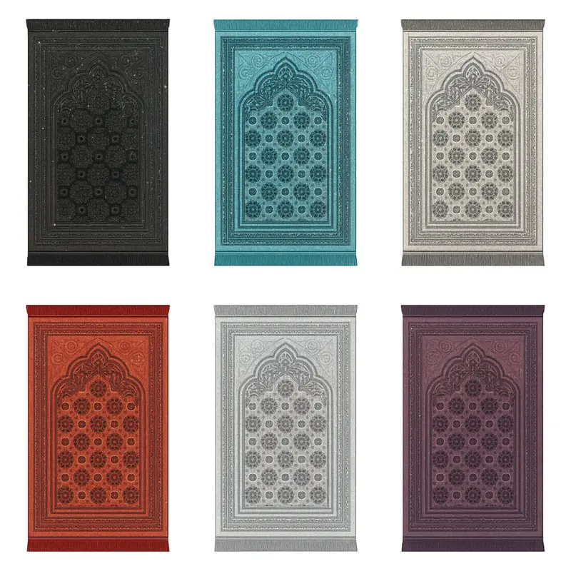 Sajdah bedetæppe med glimmer