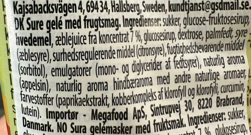 Bebeto Rainbow Bricks Sauer, 80 g