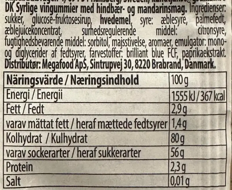 Bebeto happy laces, Mandarine Himbeere, 75 g