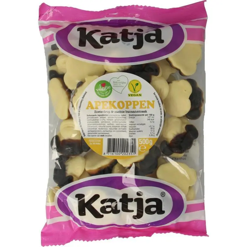 Affen-Köpfe Katja 500 g.