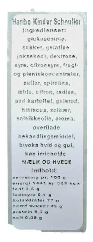 Vingummi Sutter Haribo 100g