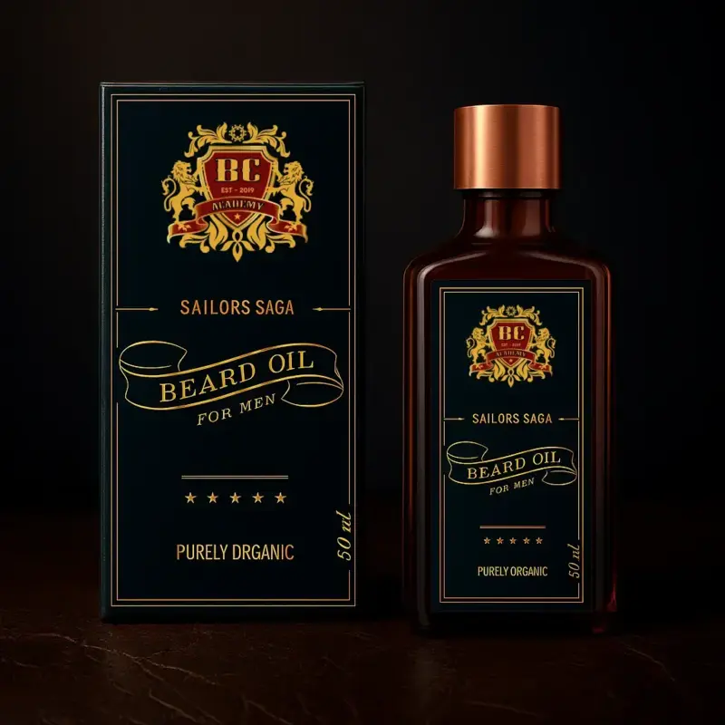 Økologisk Skægolie Sailors Saga fra BC, 50 ml