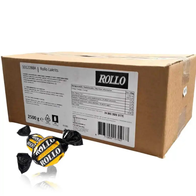 Rollo Lakrids Karamellen 2,5 kg