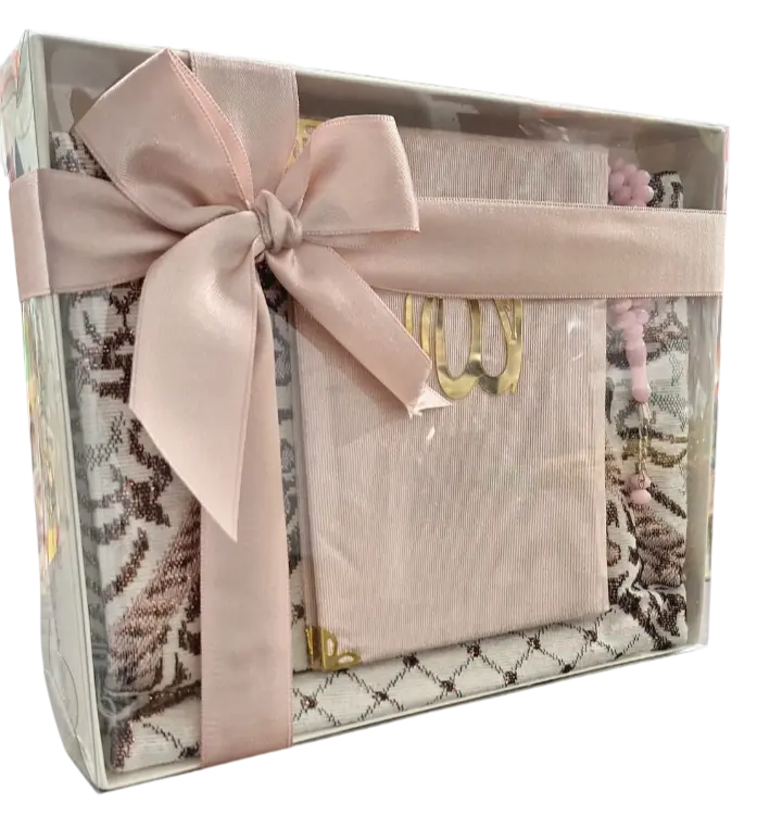 Koran Gavesæt i Lyserød Farve