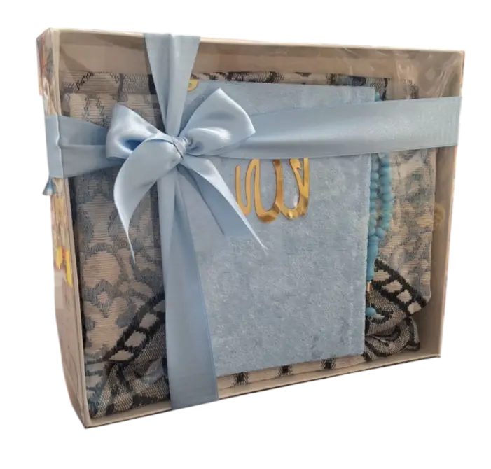 Koran Gavesæt i Blå Farve