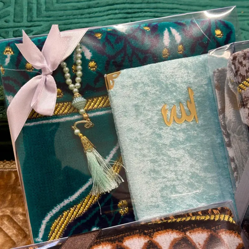 Gavesæt med tyrkisk bedetæppe (6 farver)