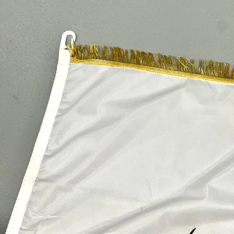 Stort Shahada flag i hvid