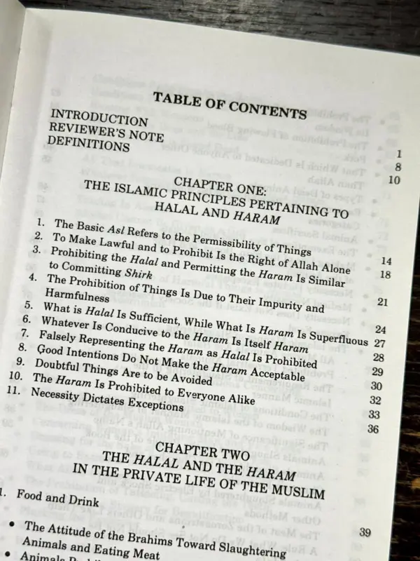 The Lawful and the prohibited in islam