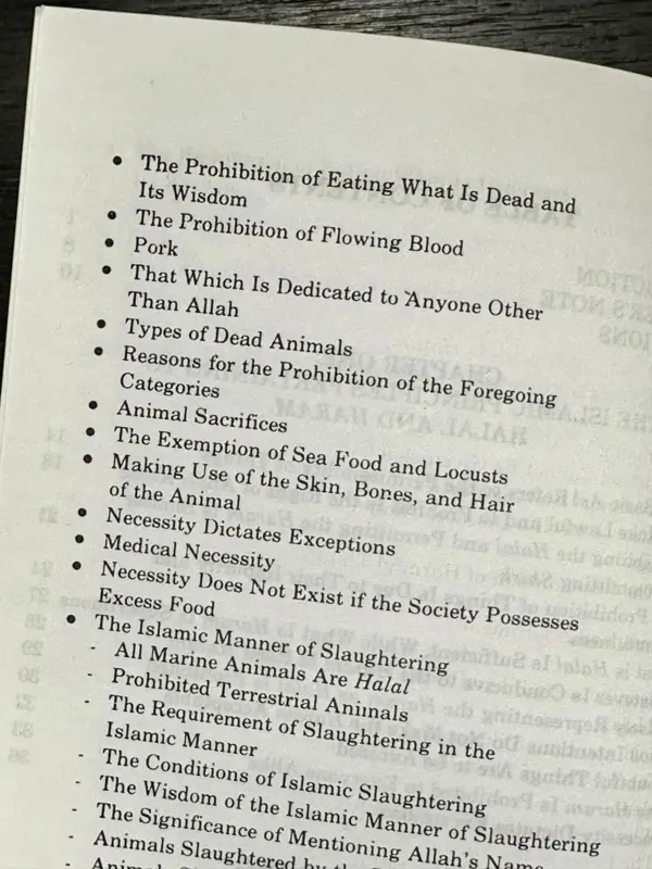 The Lawful and the prohibited in islam