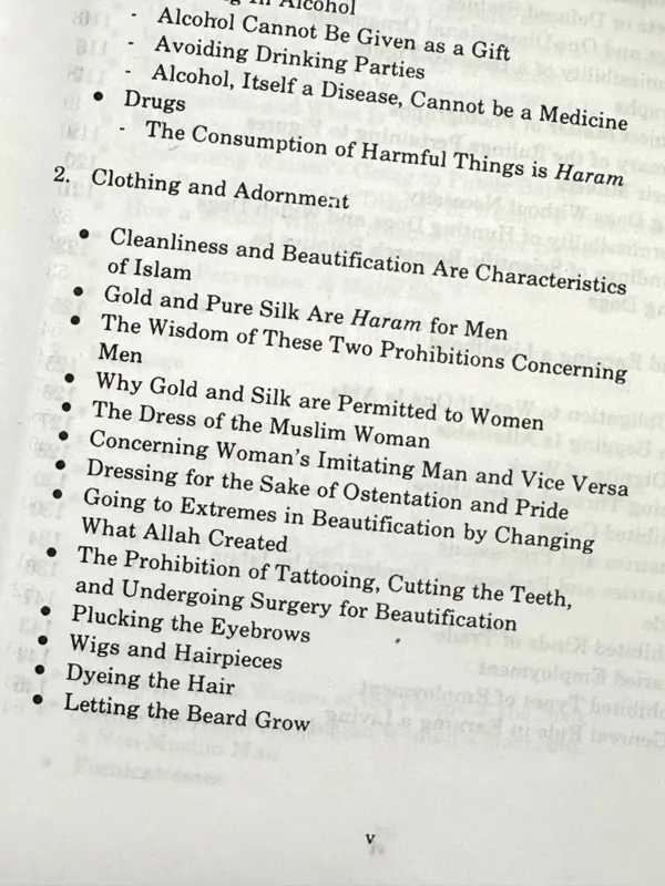The Lawful and the prohibited in islam