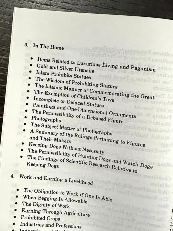 The Lawful and the prohibited in islam