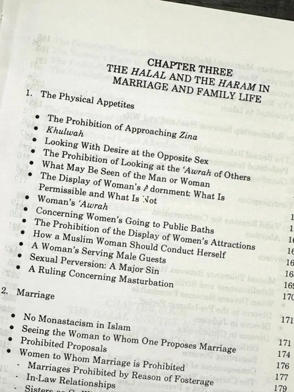 The Lawful and the prohibited in islam