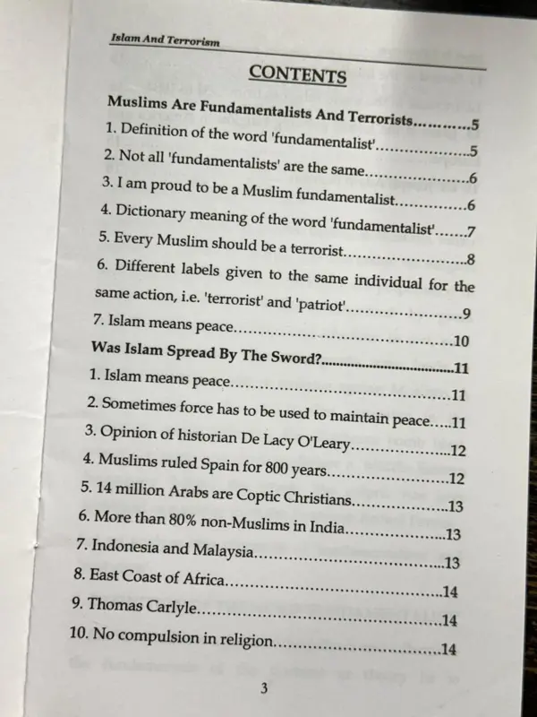 Islam and terrorism by Zakir Naik