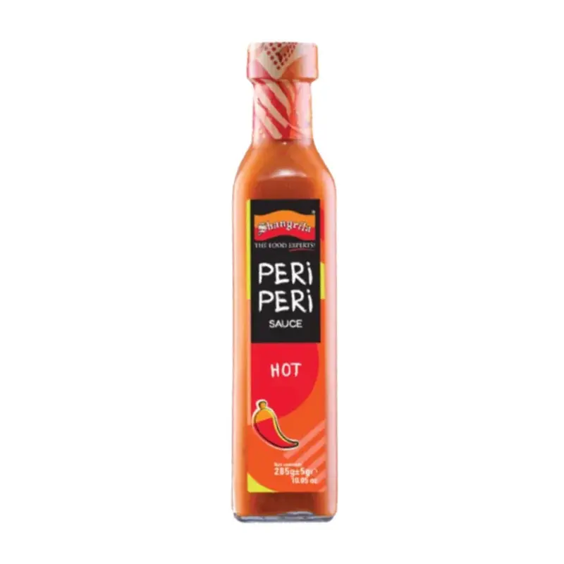 Peri Peri Hot Sauce, Shangrila, 290g (bedst før 1/2026)